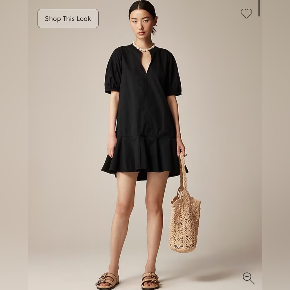 Delilah dress in cotton poplin J Crew XS Petite
